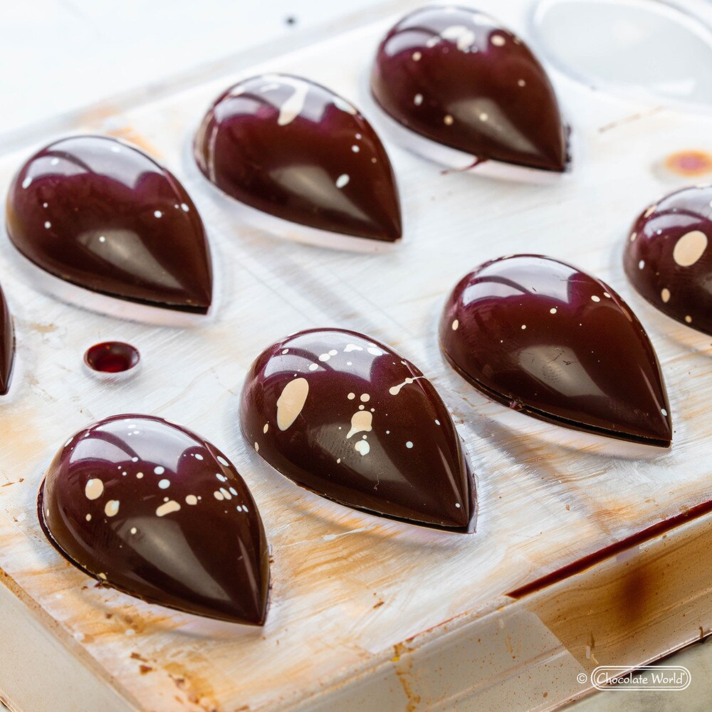Chocolate World Mould Quenelle - Frank Haasnoot